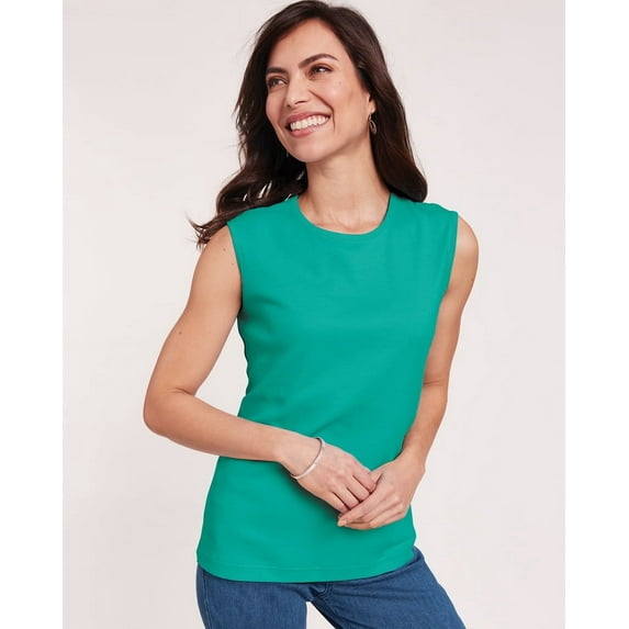 Blair Womens Essential Knit Tank Top