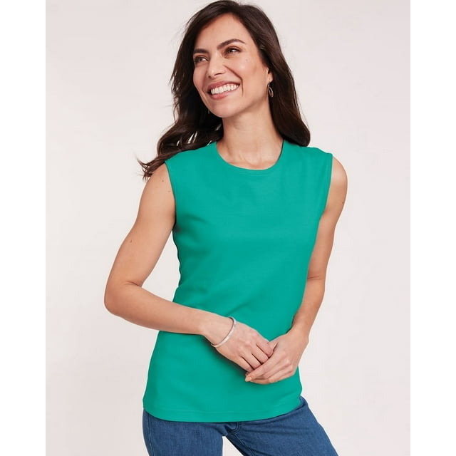Blair Womens Essential Knit Tank Top