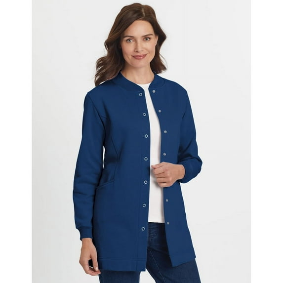 Blair Womens Long Snap-Front Jacket