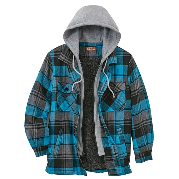 Blair Mens Blair Haband Tailgater™ Sherpa Lined Men's Flannel Jacket