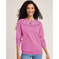 thumbnail image 1 of Blair Womens Printed Yoke Sweatshirt, 1 of 1