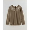 thumbnail image 1 of Blair Womens Printed Yoke Sweatshirt, 1 of 1