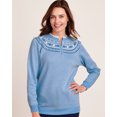 thumbnail image 1 of Blair Womens Printed Yoke Sweatshirt, 1 of 1