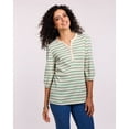 thumbnail image 1 of Blair Womens Ribbed Henley Top, 1 of 1