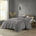 thumbnail image 1 of Blair Ruched Fur Down Alternative Comforter Set, 1 of 3