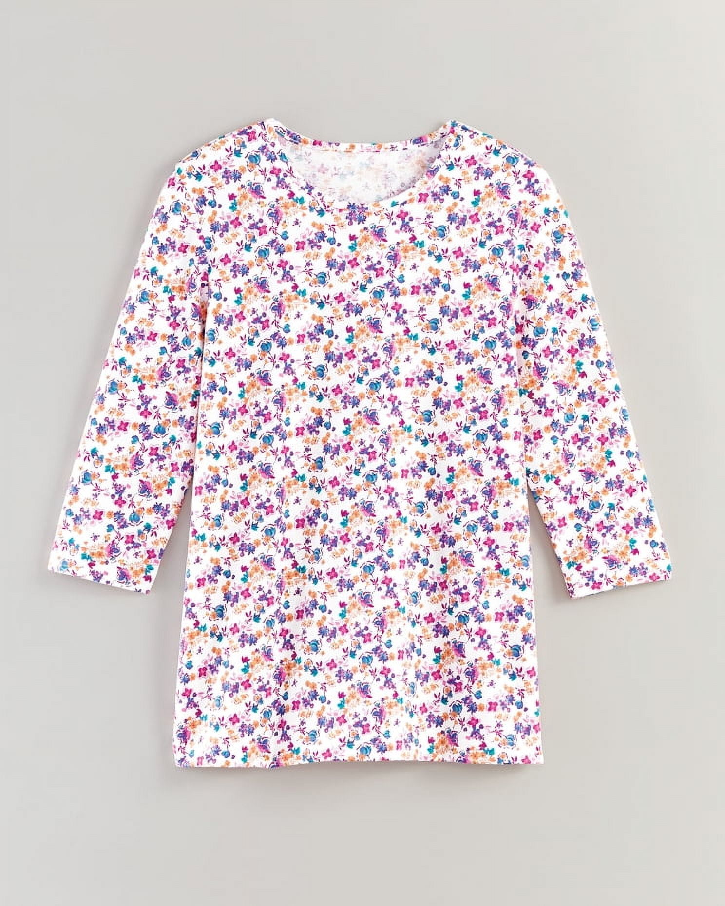 Blair Womens ThreeQuarter Sleeve Anytime Tee