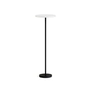 Blaire Drink Table, Round Marble Top Side Table, Black Base Accent Table, Modern Drink Stand, White Marble End Table, Luxury Living Room Decor