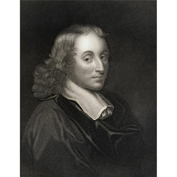 Blaise Pascal 1623-1662 French Mathematician Physicist Religious Philosopher Poster Print - Large - 26 x 34
