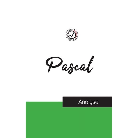 Blaise Pascal (étude et analyse complète de sa pensée) (Paperback)