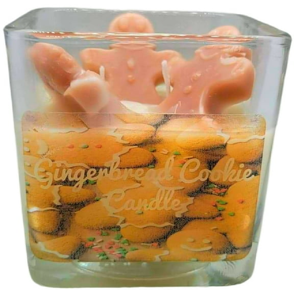 Blak Beautys Christmas Holiday Gingerbread Cookie Glass Jar Candle 22 fl oz