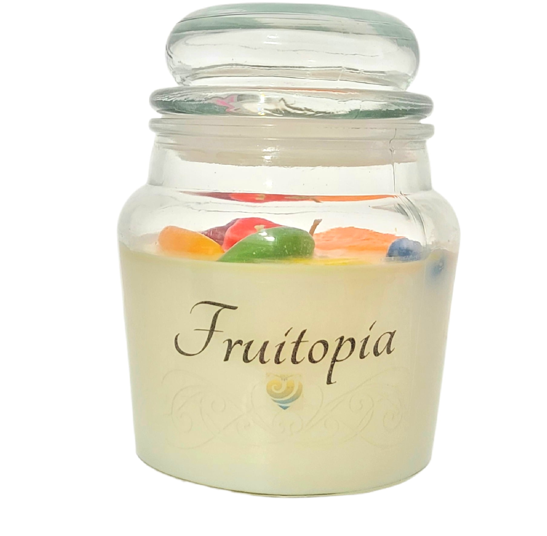 Blak Beautys FRUITOPIA Fruit Slices Scented Glass Jar Candle (2 Wick) 25 fl oz