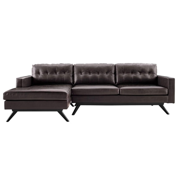 Blake Antique Brown LAF Sectional
