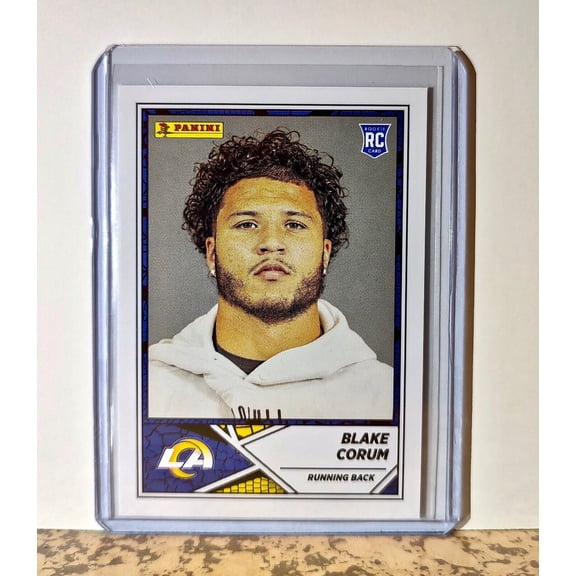 Blake Corum 2024 Panini NFL #95 Rookie Sticker Card Los Angeles Rams
