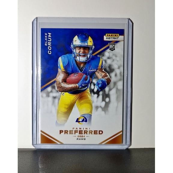 Blake Corum 2024 Panini Preferred NFL #3 Rookie Football Card LA Rams 1/335