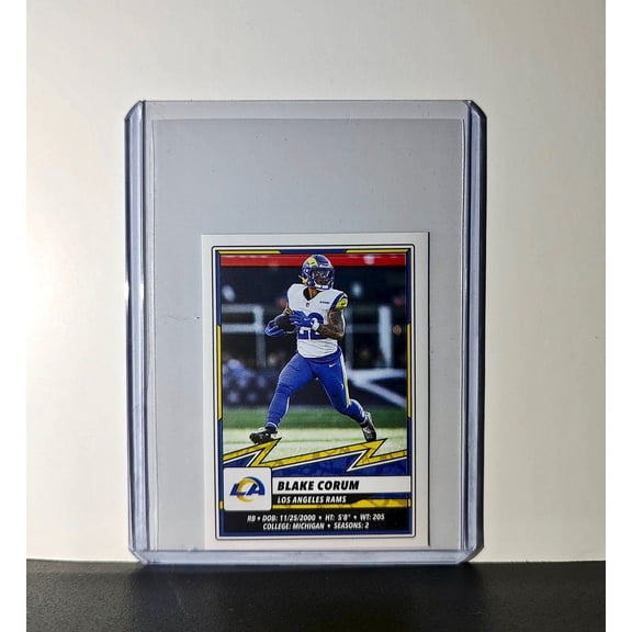 Blake Corum 2025 Panini NFL #506 Sticker Los Angeles Rams