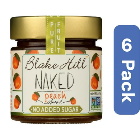 Blake Hill Naked Peach Spread No Sugar Added 8.5 oz (Pack Of 6)