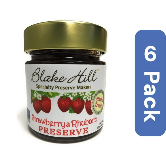 Blake Hill Preserve Strawberry Rhubarb 10 oz (Pack Of 6)
