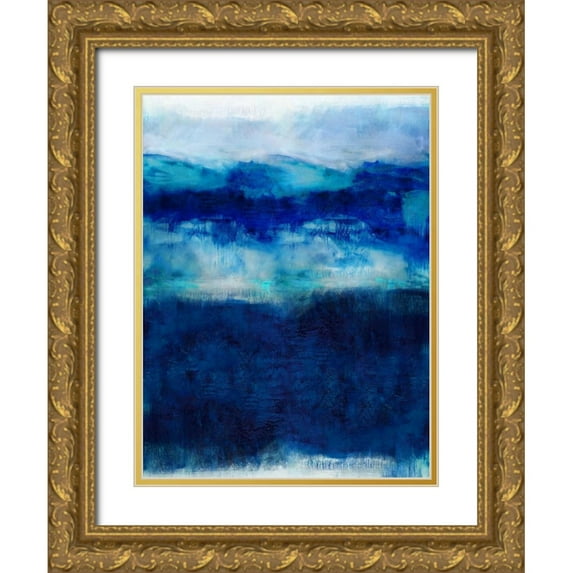Blake, Jaden 19x24 Gold Ornate Wood Framed with Double Matting Museum Art Print Titled - Indigo Dawn