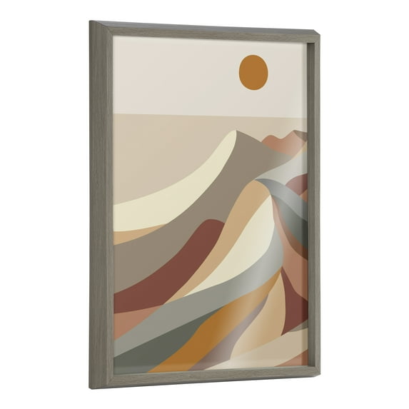 Blake MCM Mountains 1a 18 in x 24 in Framed Painting Art Prints, by Kate and Laurel