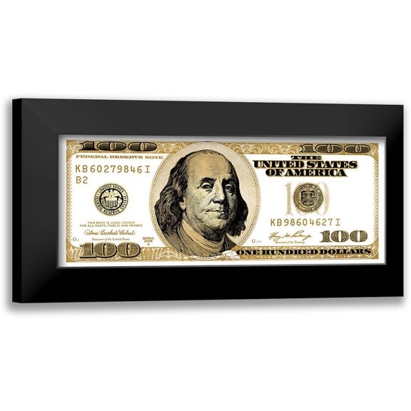 Blake, Madeline 14x8 Black Modern Framed Museum Art Print Titled - New Money I