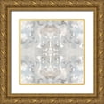 thumbnail image 1 of Blake, Madeline 15x15 Gold Ornate Wood Framed with Double Matting Museum Art Print Titled - Harmony Gray II, 1 of 4