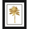 thumbnail image 1 of Blake, Madeline 15x18 Black Ornate Wood Framed with Double Matting Museum Art Print Titled - Palm Gold I, 1 of 4