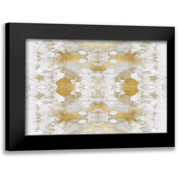 Blake, Madeline 18x13 Black Modern Framed Museum Art Print Titled - Reflections in Gold V