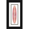 thumbnail image 1 of Blake, Madeline 7x14 Black Ornate Wood Framed with Double Matting Museum Art Print Titled - Fashion Surfboard Milan IV, 1 of 4