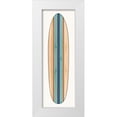 thumbnail image 1 of Blake, Madeline 9x18 White Modern Wood Framed Museum Art Print Titled - Vintage Surfboard II, 1 of 4