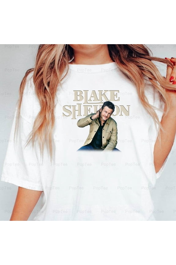 Blake Shelton Back to the Honky Tonk Country Music T-Shirt Unisex, up to 5XL
