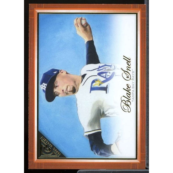 Blake Snell Card 2019 Topps Gallery Orange #59