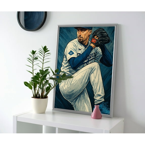 Blake Snell Dodgers Poster or Canvas Wall Art
