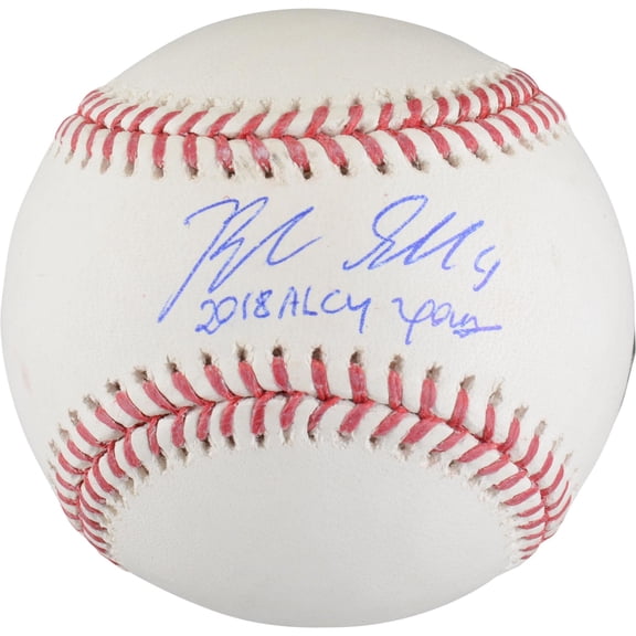 Blake Snell Tampa Bay Rays Autographed Baseball with "2018 AL CY Young" Inscription - Fanatics Authentic Certified
