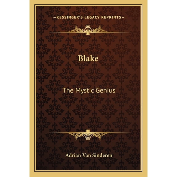 Blake : The Mystic Genius (Paperback)