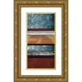 thumbnail image 1 of Blake, W. 9x14 Gold Ornate Wood Framed with Double Matting Museum Art Print Titled - Pillars of Pattern I, 1 of 4