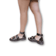 thumbnail image 1 of Blake double buckle chunky sandal black, 1 of 4