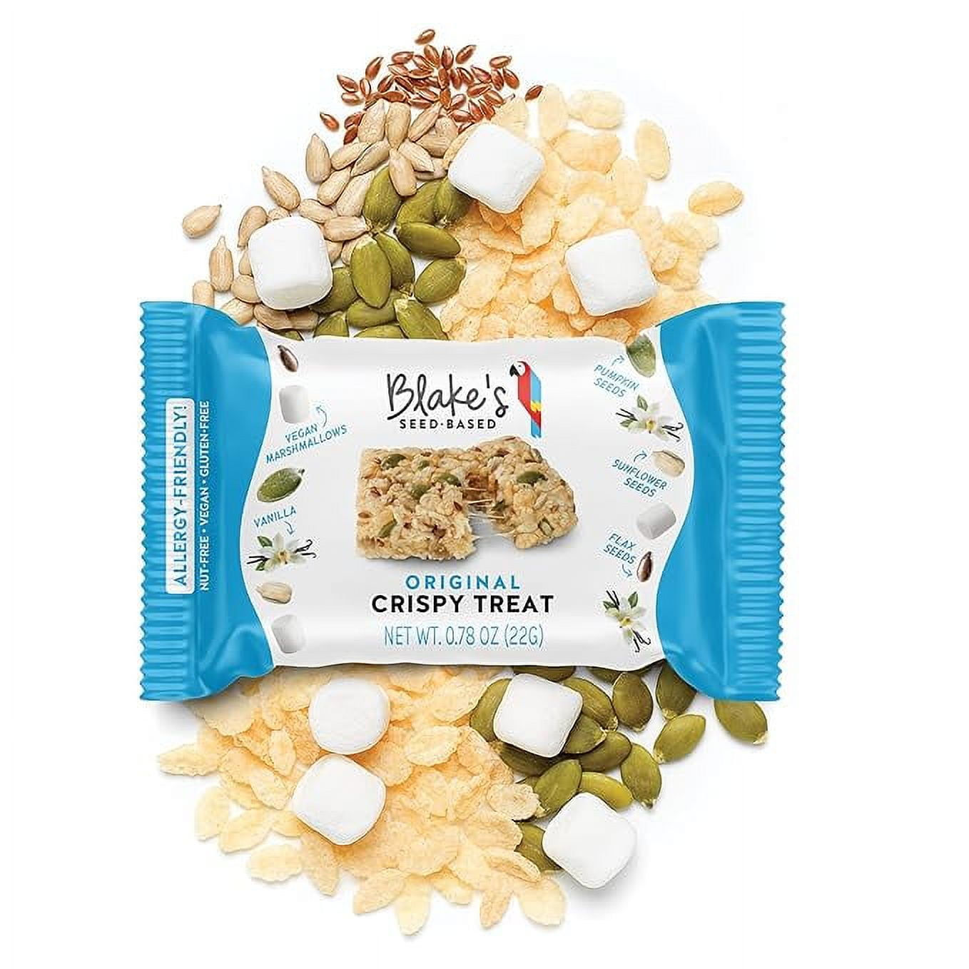 Blake's Seed Based Gluten Free Nut Free Crispy Treats Original 6 Bars