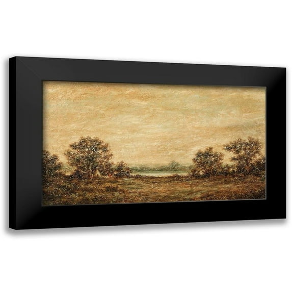 Blakelock, Ralph A 24x15 Black Modern Framed Museum Art Print Titled - Yellow Light