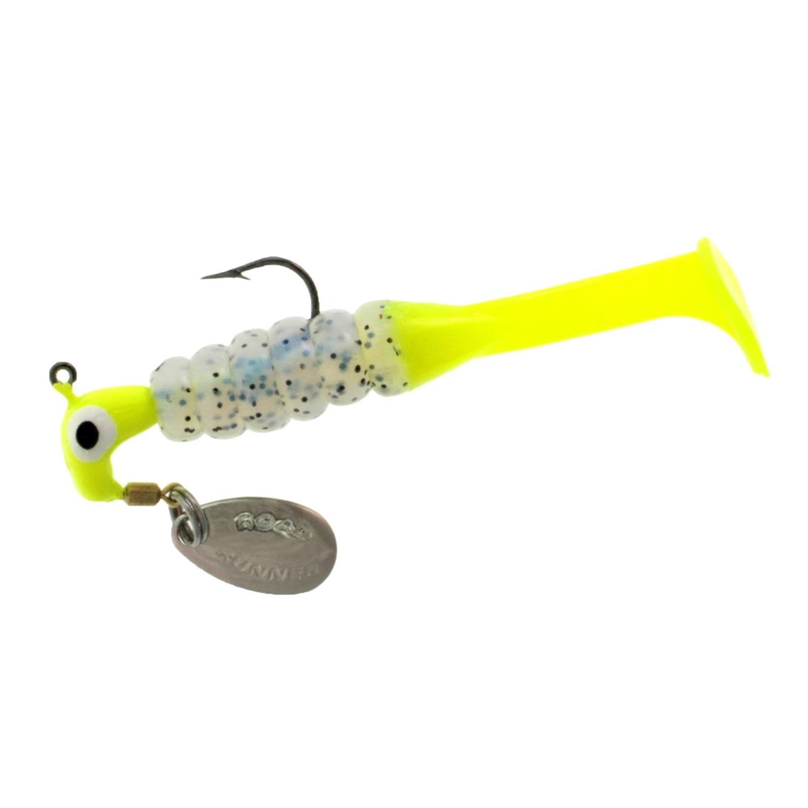 Blakemore Mr Crappie 1/16 Oz Chrome & Monkey Shine Underspin Fishing Lures for Crappie, 2-Pack