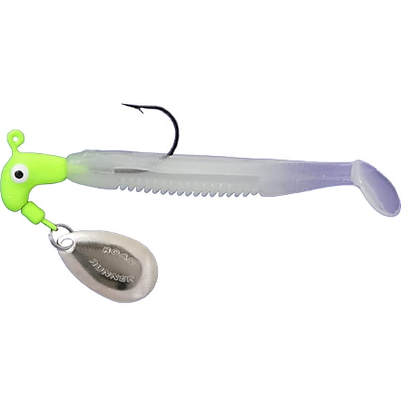 Blakemore Mr Crappie 1/16 Oz Chrome & Monkey Shine Underspin Fishing Lures for Crappie, 2-Pack