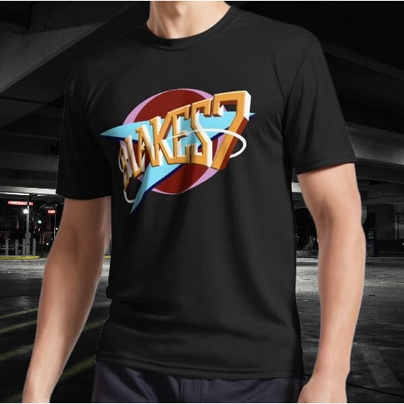 Blakes 7 Logo Active T-Shirt Funny Size Mode American T-shirt
