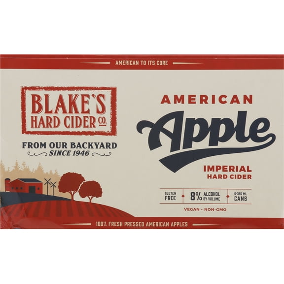 Blakes American Apple Cider 6 Pack, 12 fl oz Can