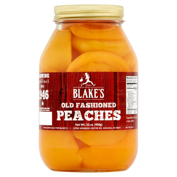 Blakes Peaches,32 Fo (Pack Of 12)