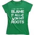 thumbnail image 1 of Blame It All On My Roots - Country Pop Women's Music Concert T-Shirt, 1 of 4