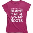 thumbnail image 1 of Blame It All On My Roots - Country Pop Women's Music Concert T-Shirt, 1 of 4
