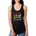 thumbnail image 1 of Blame It All On My Roots! Racerback Tank Women -Smartprints Designs, Female Small, 1 of 4