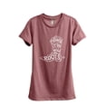 thumbnail image 1 of Blame It On My Roots Women's Fashion Relaxed T-Shirt Tee Heather Rouge Medium, 1 of 3
