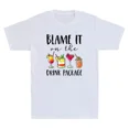 thumbnail image 1 of Blame It On The Drink Package Funny Cruise Lover Gift Vintage Unisex T-Shirt, 1 of 2