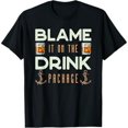 thumbnail image 1 of Blame It On The Drink Package Funny Cruise T-Shirt, 1 of 7