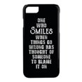 thumbnail image 1 of Blame Quote in Black and White Novelty Design Black Plastic Phone Case That Is Compatible with the Apple iPhone 6 / 6s, 1 of 3